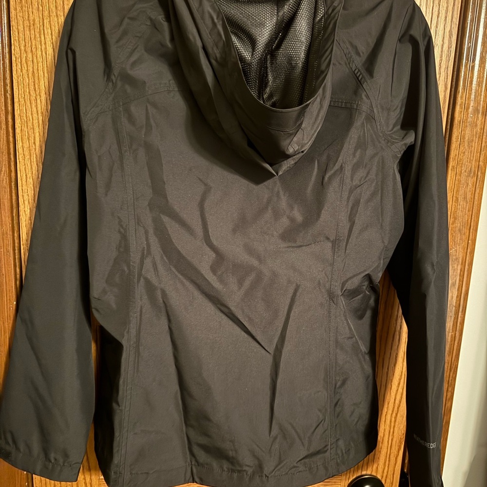 Eddie Bauer Black Jacket Water-Resistant Hooded NWT